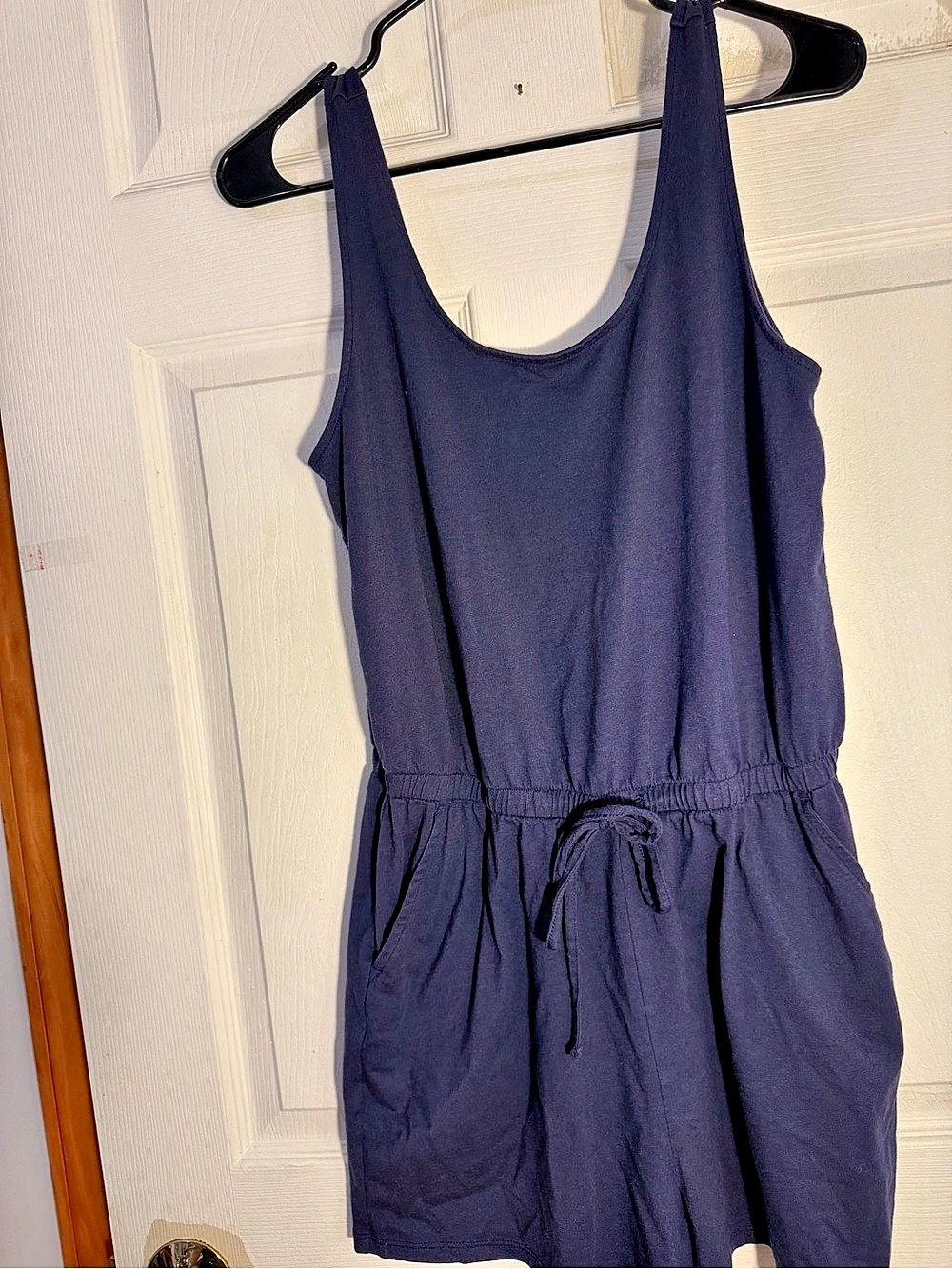 Market & Spruce Women's Romper Blue Size Medium Like New